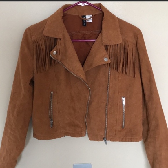 H&M Jackets & Blazers - Crop Fringe Jacket